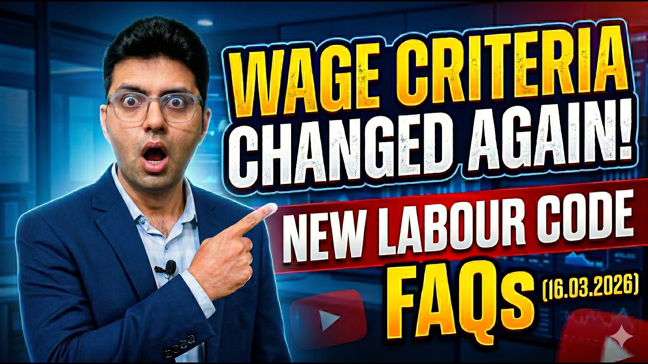 Wage Definition Revised | New Labour Code | Recent FAQs | RJR Professional Bulletin