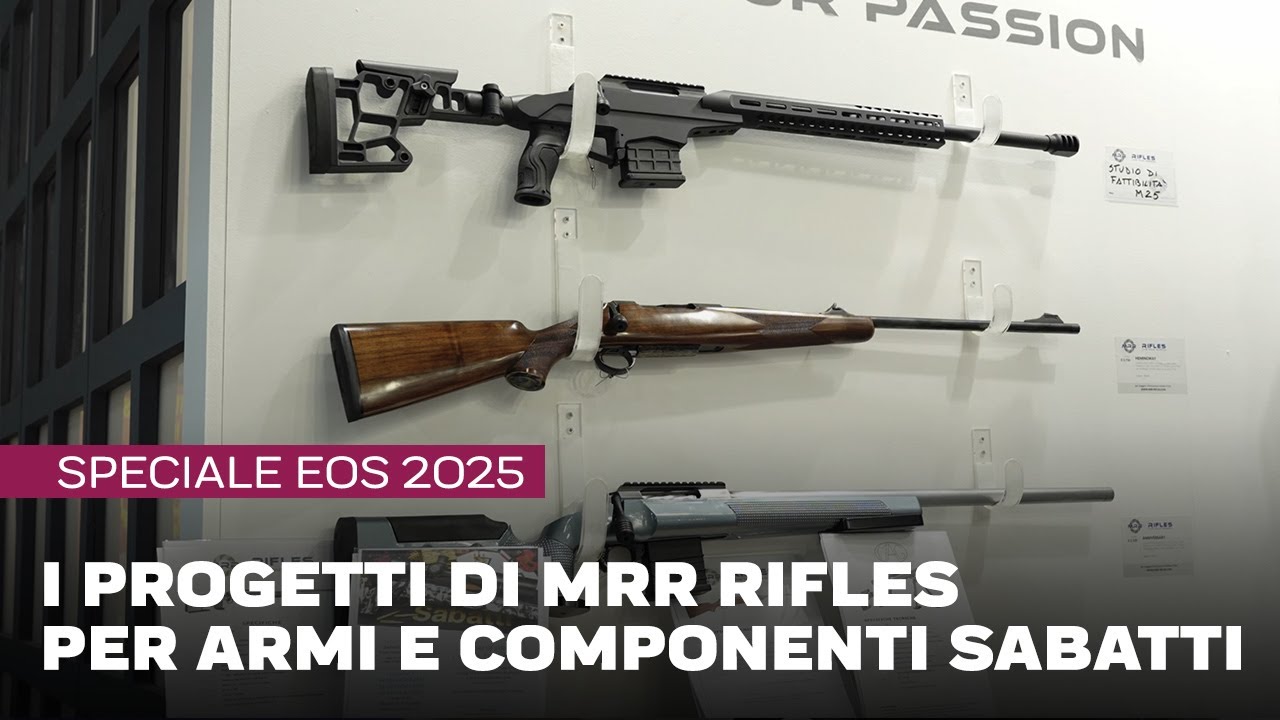 I progetti di Mrr Rifles per le armi e le componenti Sabatti - Eos 2025