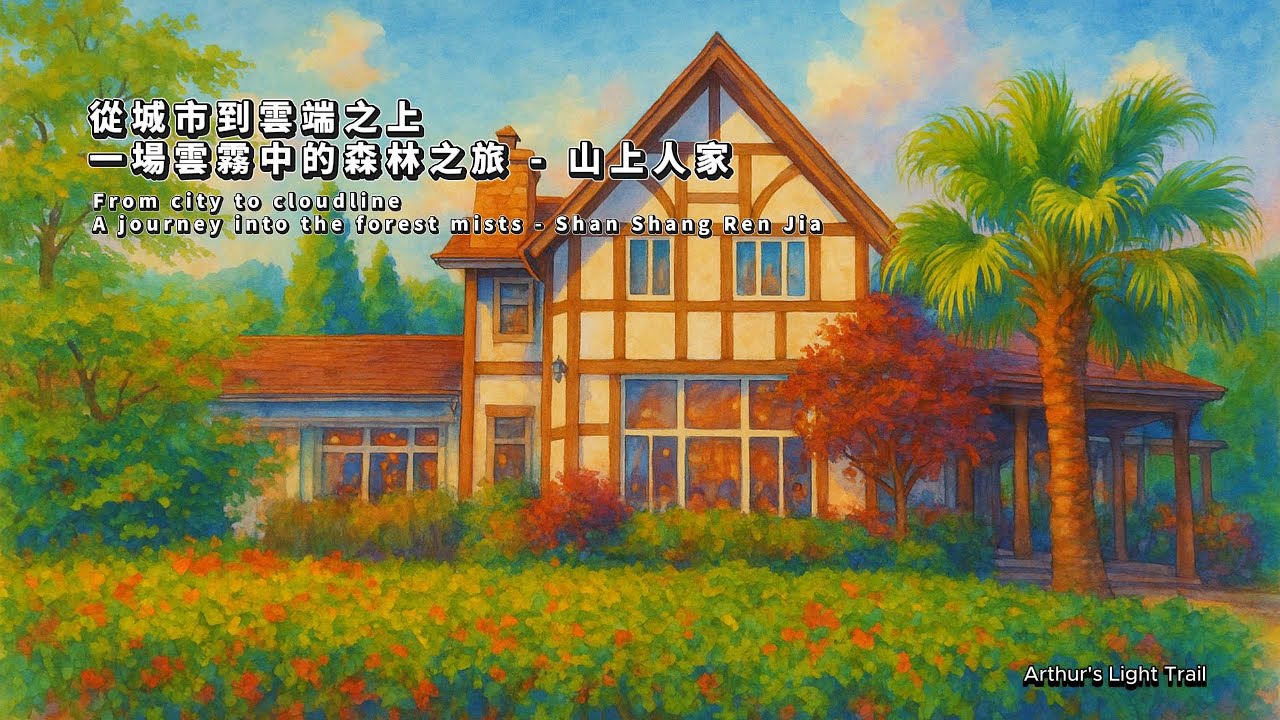 2025 山上人家 - 從城市到雲端之上,一場雲霧中的森林之旅 4K #空拍 #空拍攝影 #空拍台灣 #新竹 #新竹旅遊