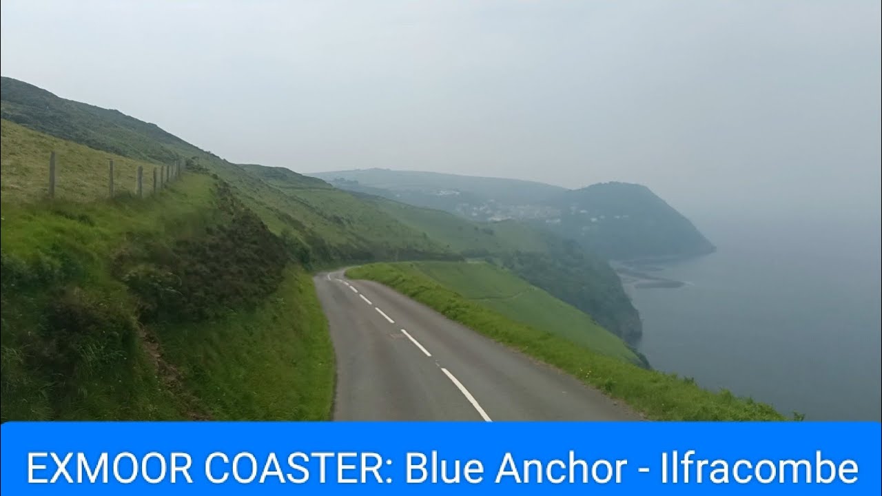 🇬🇧 BUS JOURNEY (TIMELAPSE) | First Buses of Somerset EXMOOR COASTER: Blue Anchor ➔ Ilfracombe