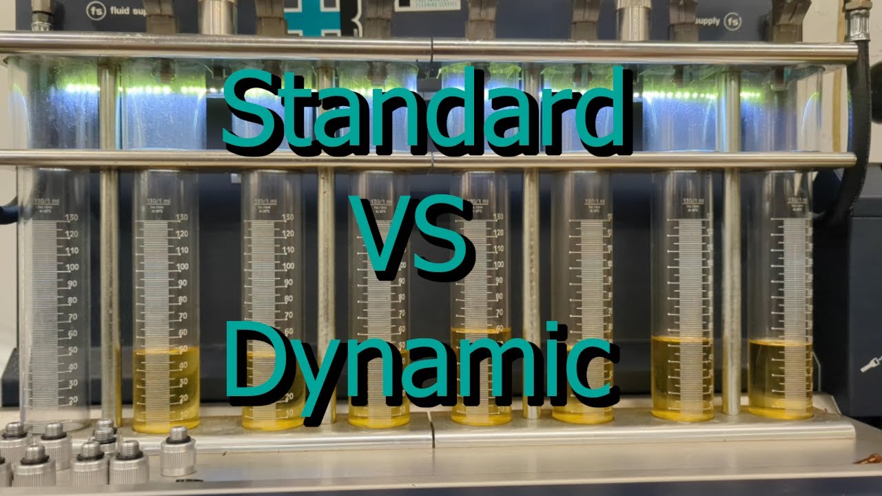 Injector Flow Testing - Standard vs Dynamic Results