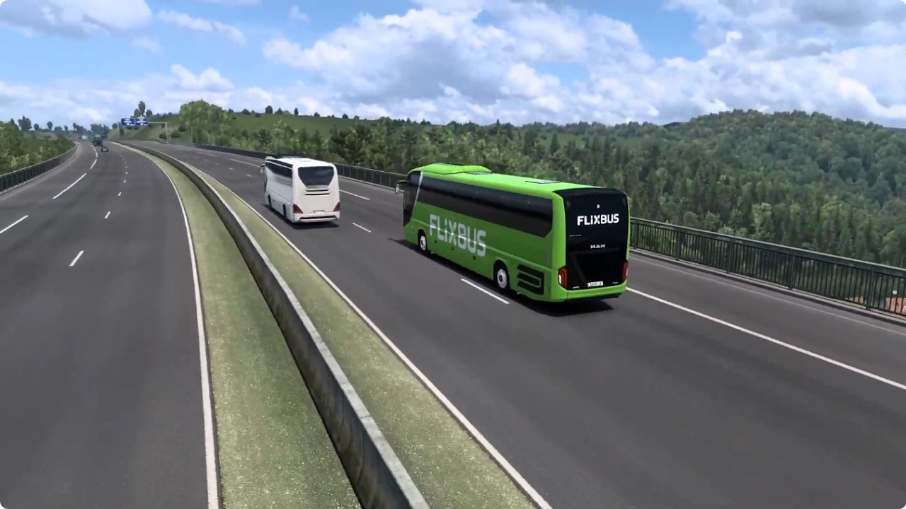 ETS2 - Real Flixbus Route - Bordeaux to Lyon