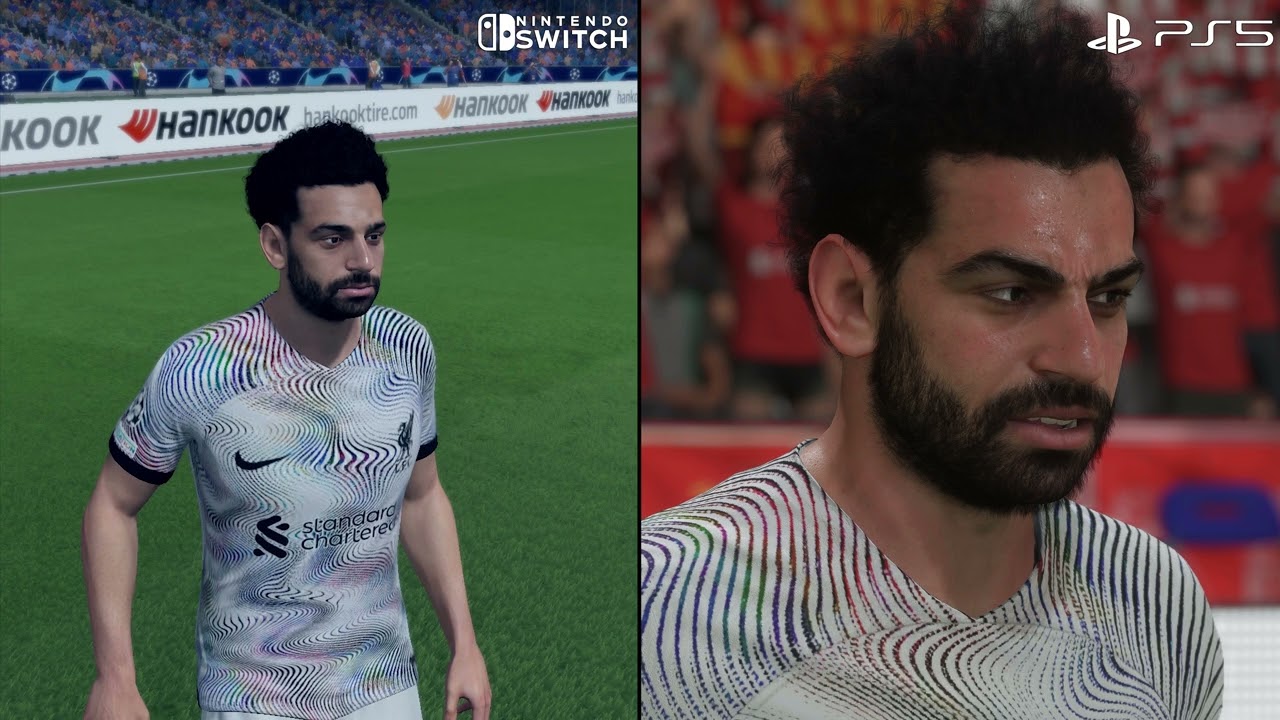 FIFA 23 Nintendo Switch vs. PlayStation 5 Comparison