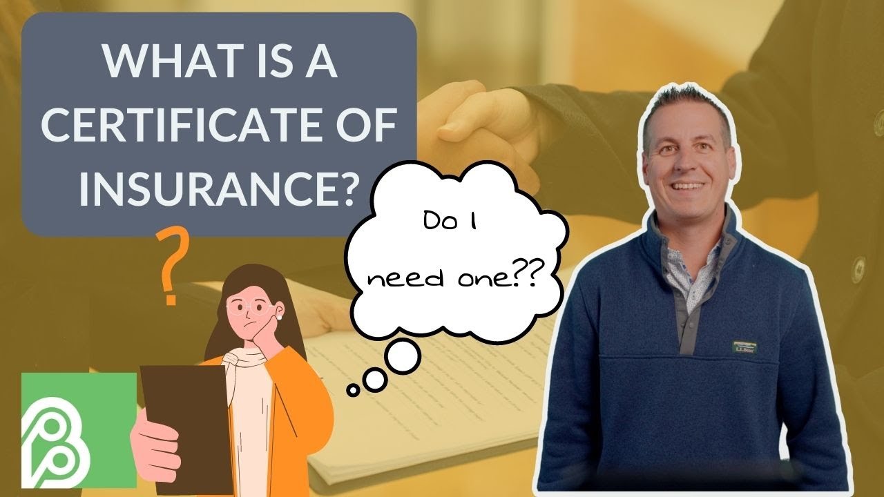 What is a certificate of insurance and do I need one? ⏐Business Insurance