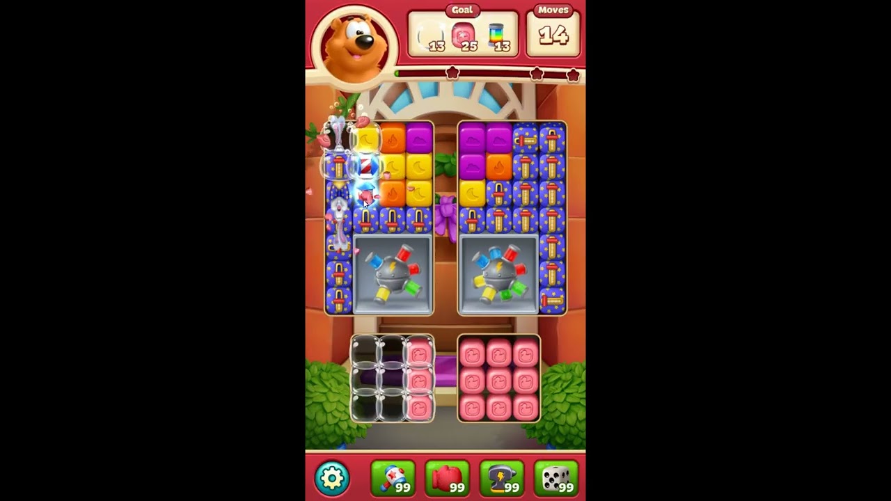 Toon Blast Level 10133 - NO BOOSTERS 🐻🐺🐱 | SKILLGAMING ✔️