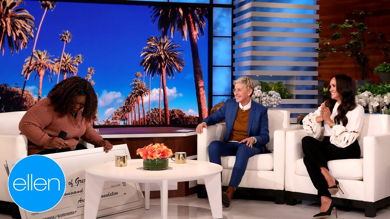 Meghan, The Duchess of Sussex, & Ellen Surprise Single Mom Braiding Kids’ Hair for Free