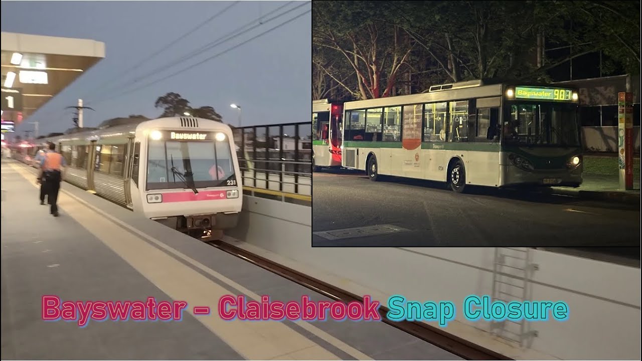 Bayswater to Claisebrook Peak Hour Sudden Disruption (incl. Bayswater Terminating Trains)