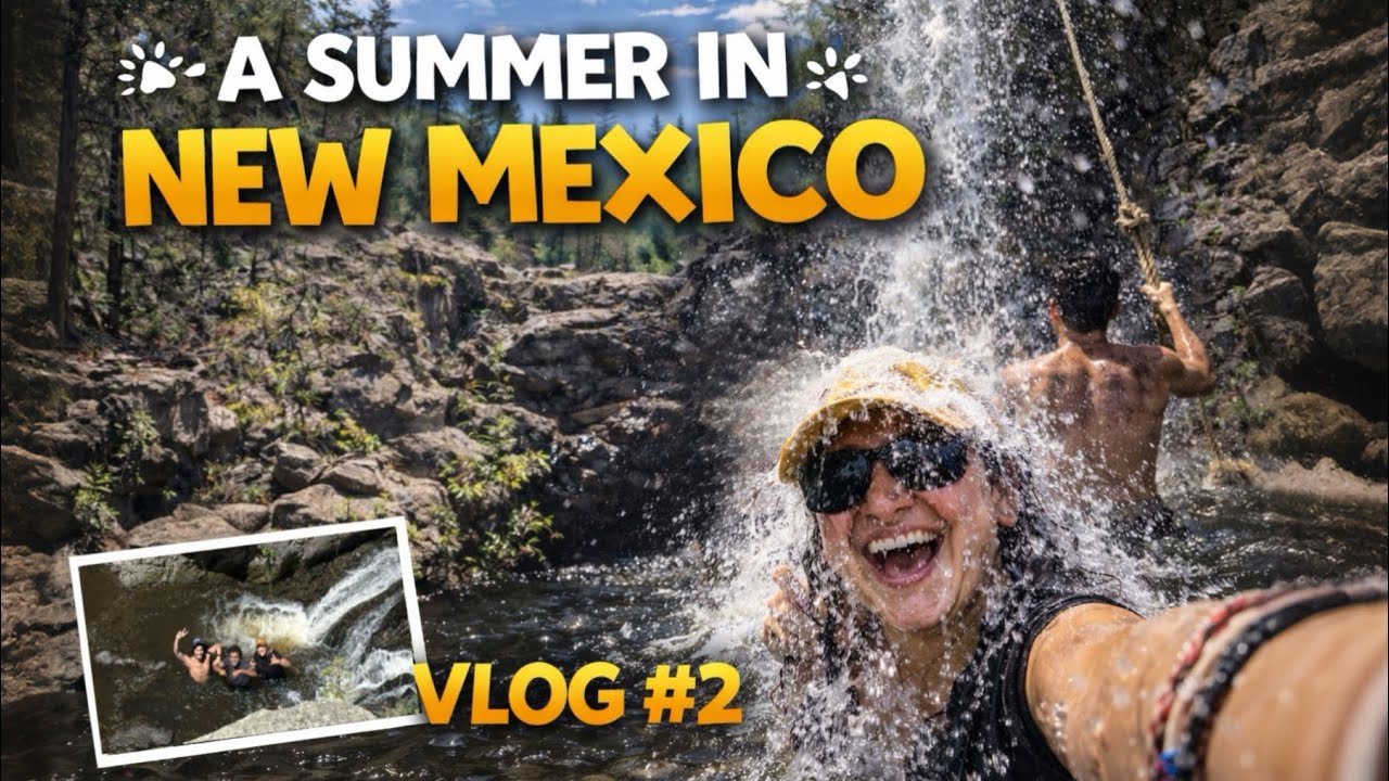 Chasing Waterfalls in Jemez (A SUMMER IN NEW MEXICO - Vlog 2)