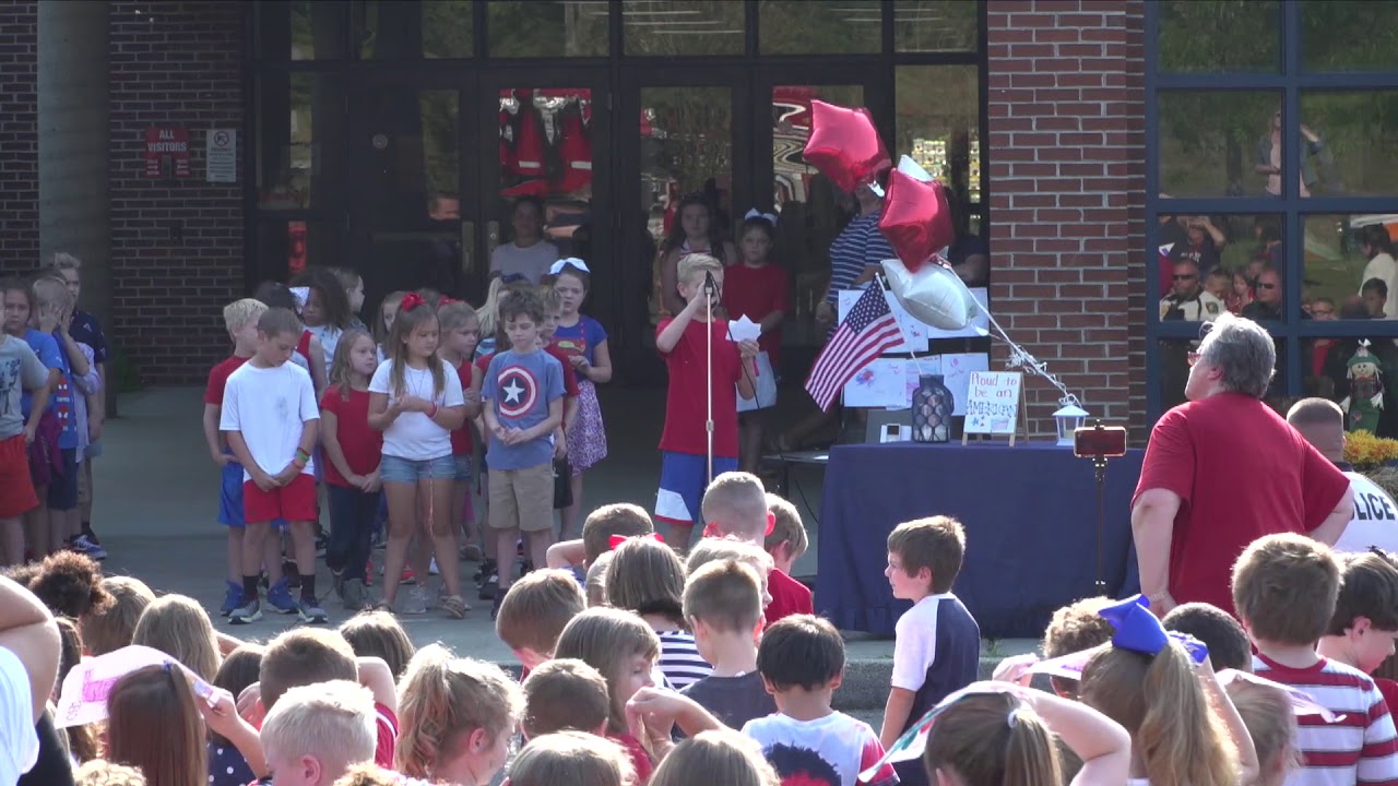 Patriots Day Ceremony at Grand Oaks Elementary