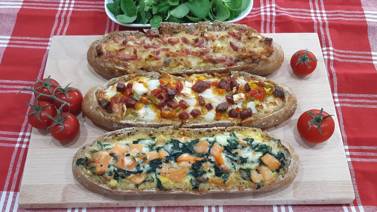 Baguettes farcies : 3 recettes express et faciles (Egg Boats) 🥖🥚🥓 🧀- n°414