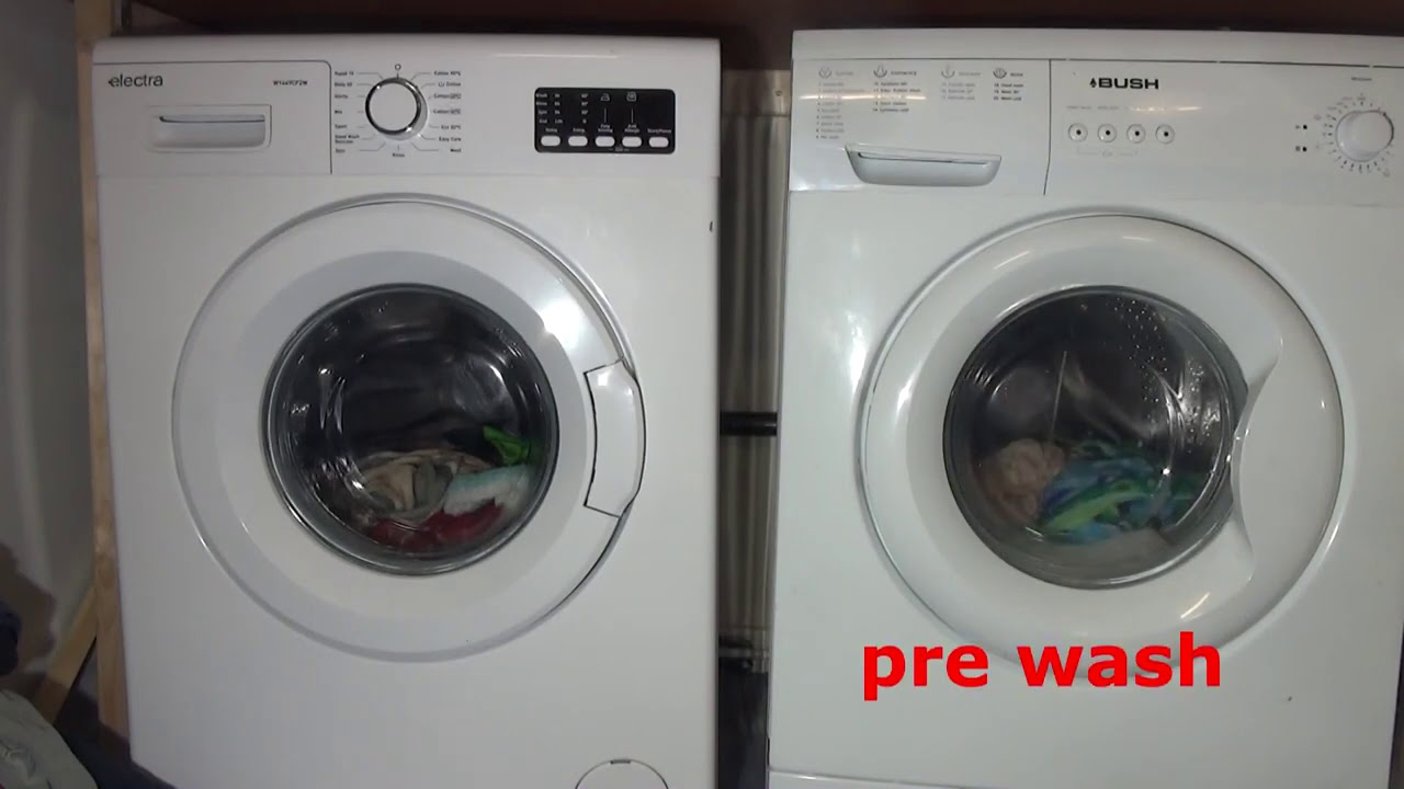 Wash Race No.232 : Vestel new (Electra) vs old (Bush) - cotton 60'c pre wash
