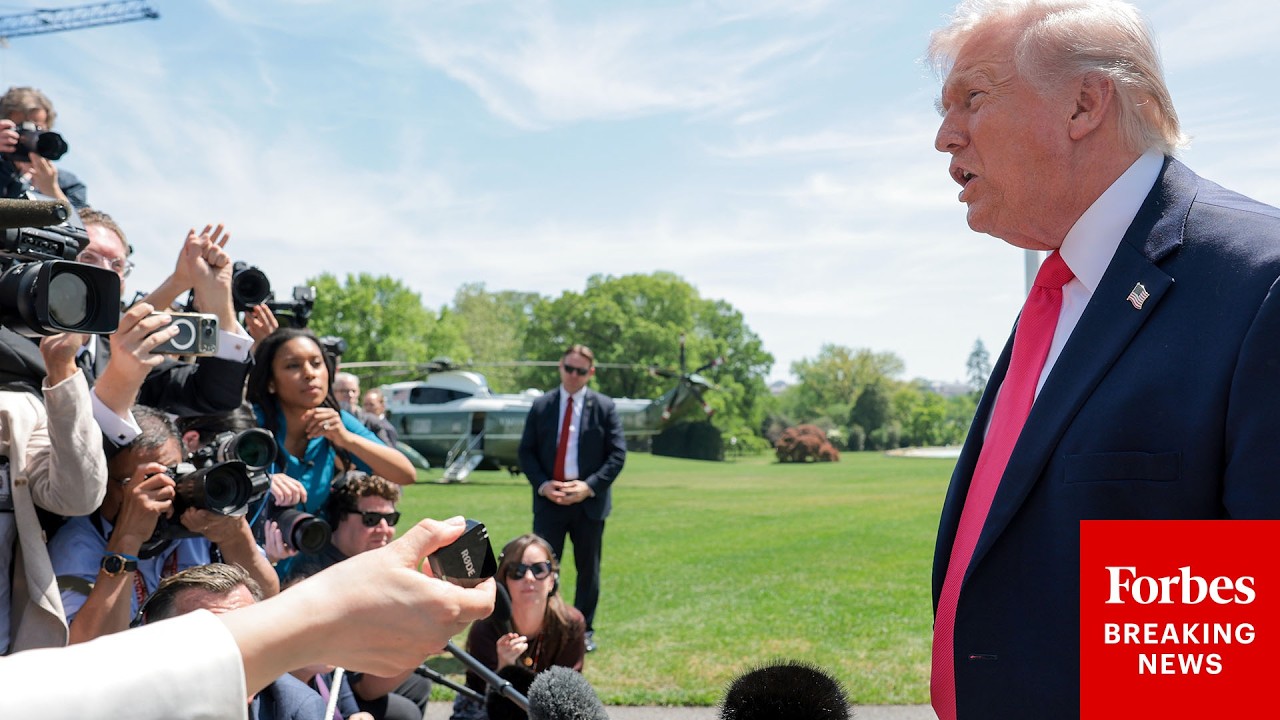 BREAKING NEWS: Trump Takes Reporters' Questions After Announcing 10-Day Israel-Lebanon Ceasefire