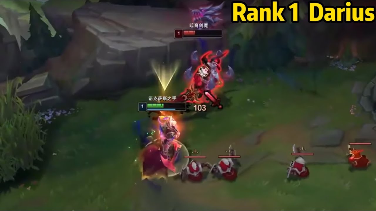 Rank 1 Darius: He is so AGGRESSIVE in the Early Game!