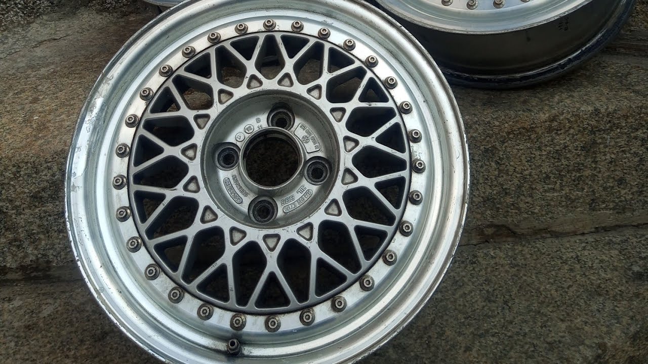 Restoration and cleaning of           BBS wheels(BBS RM 012)