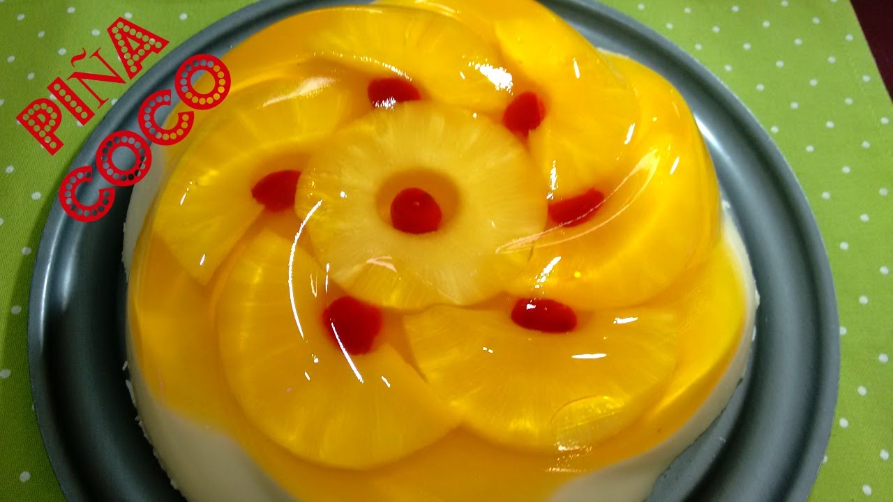 Postre extremadamente  delicioso  de 3 leches/GELATINA ENCAPSULADA DE  3 LECHES  Y PIÑA