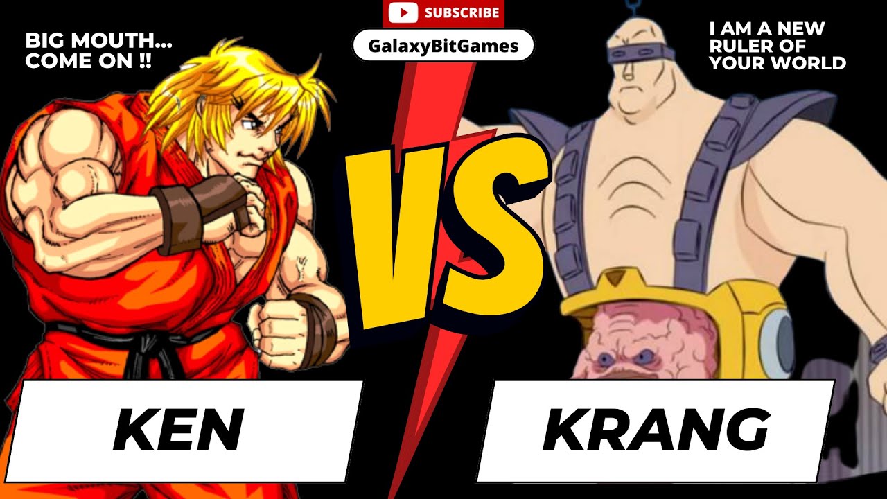 KEN VS KRANG NINJA TURTLE | ULTIMATE EPIC BATTLE