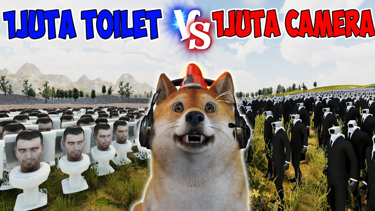 PERTEMPURAN 1 JUTA TOILET VS 1 JUTA CAMERA? SERU BANGET! - Ultimate Epic Battle Simulator 2