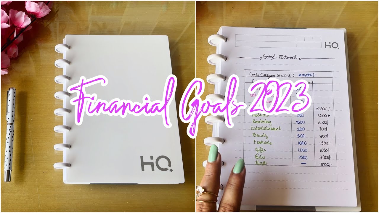 Financial/ money goals for 2023 my budget planner