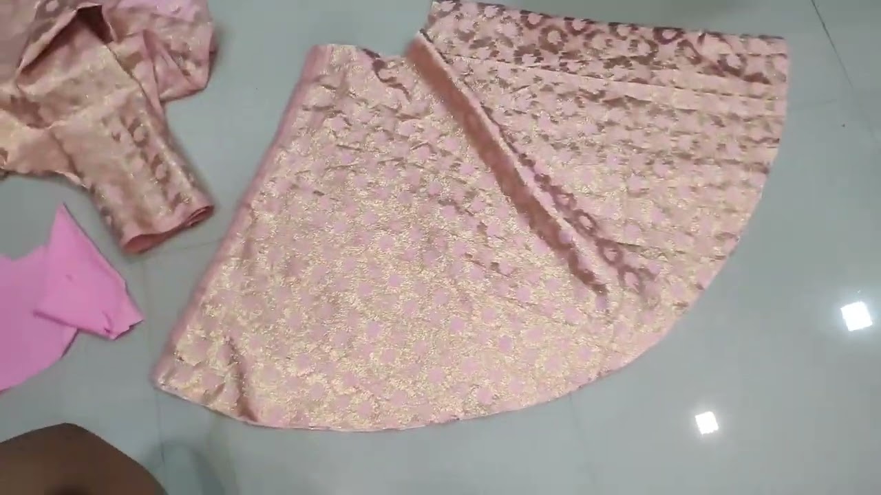 baby frock full gher cutting sewing