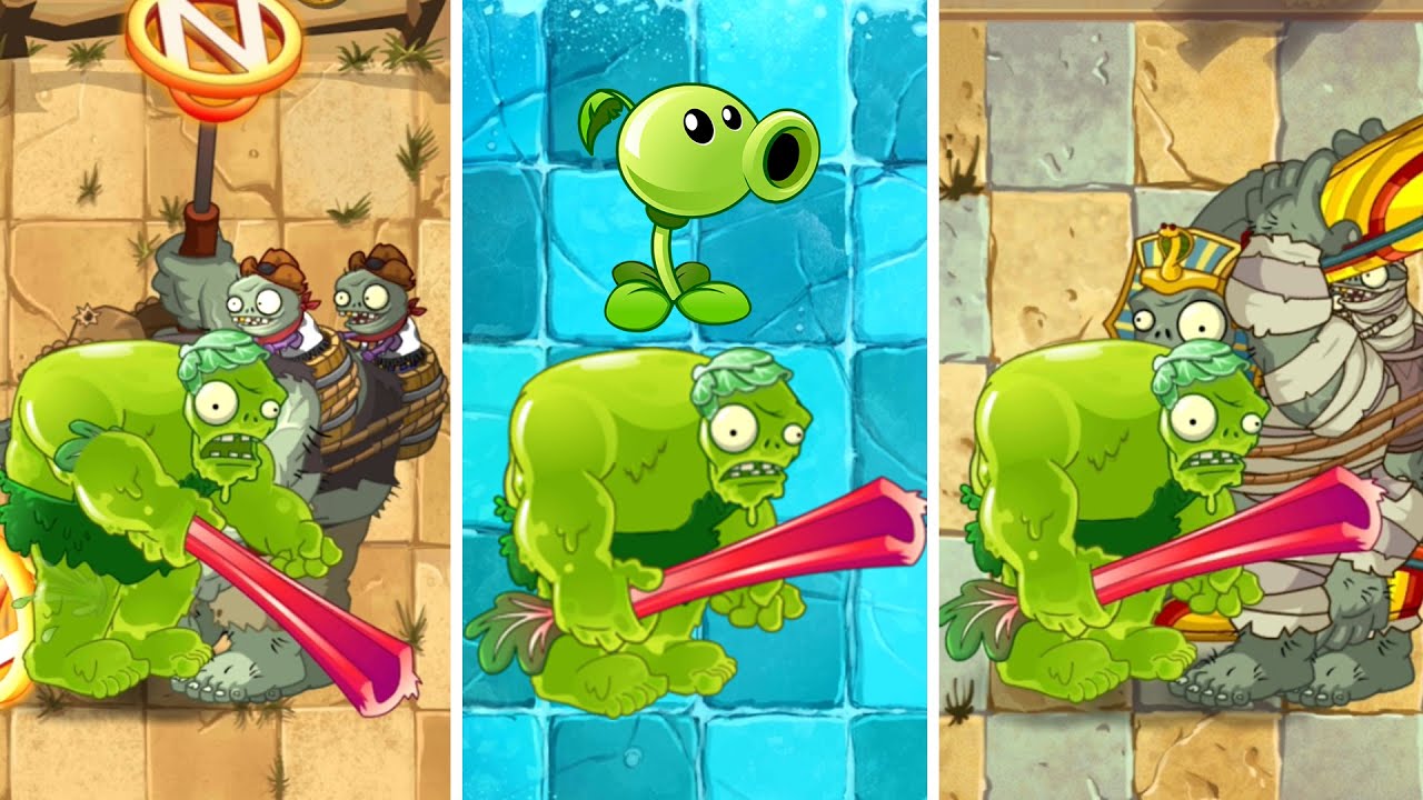 PvZ 2 | Who Will Win? | Zoybean Gargantuar + Peashooter Level 1 Vs Gargantuar Teams | Part 1