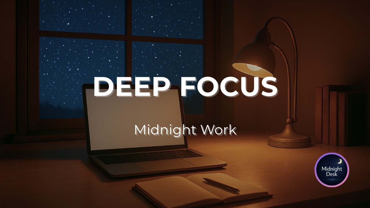 Deep Focus Music for Work | Flow Peak – Midnight Office Ambient (1 Hour)[Vol.119]