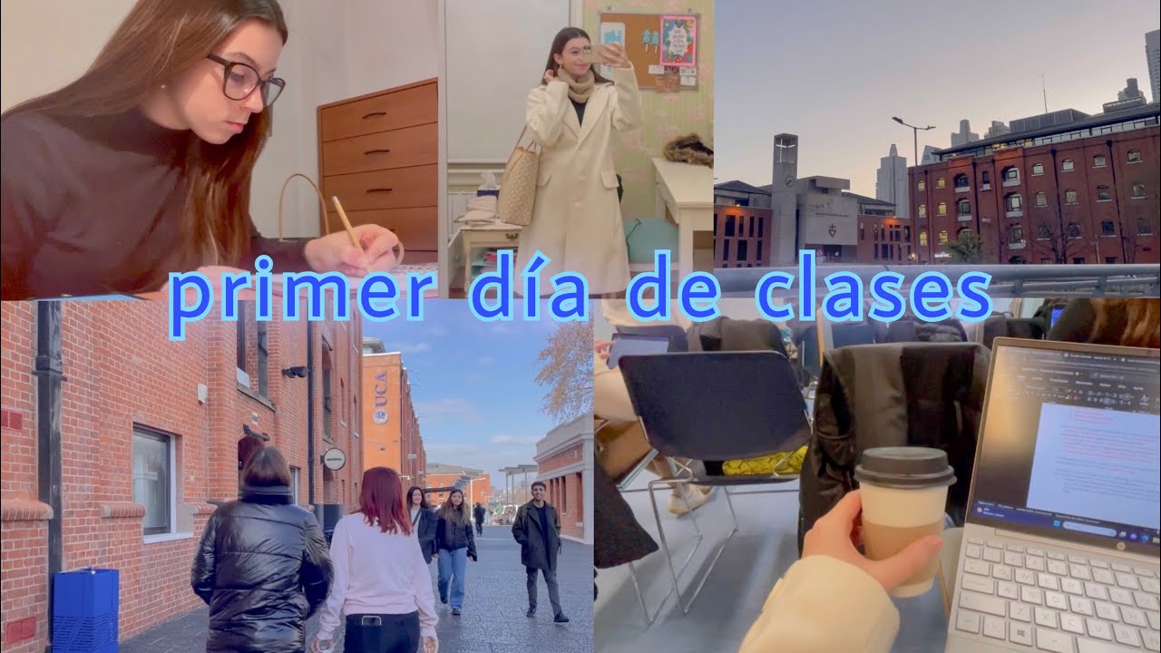 Primer día de clases en la UCA estudiando Ciencias Políticas