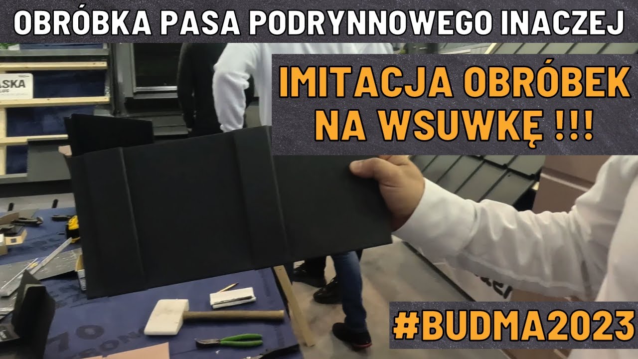 Obróbka pasa podrynnowego / okapowego inaczej❗️ Imitacja obróbkek na wsuwkę❗️  Budma2023