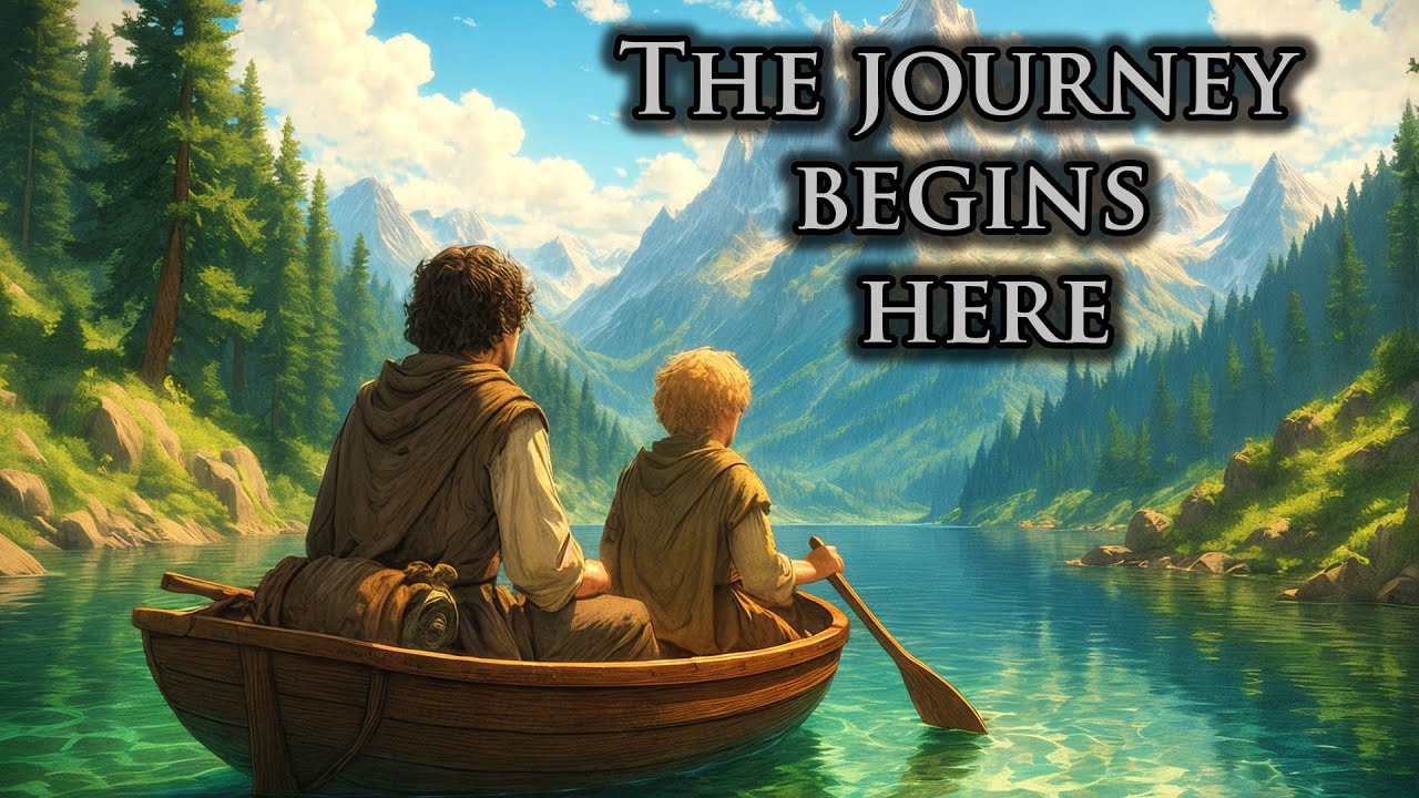 🔴Music for Focus & Relaxation and Sleep | 😴✨ The Journey of Frodo and Sam in Middle-earth