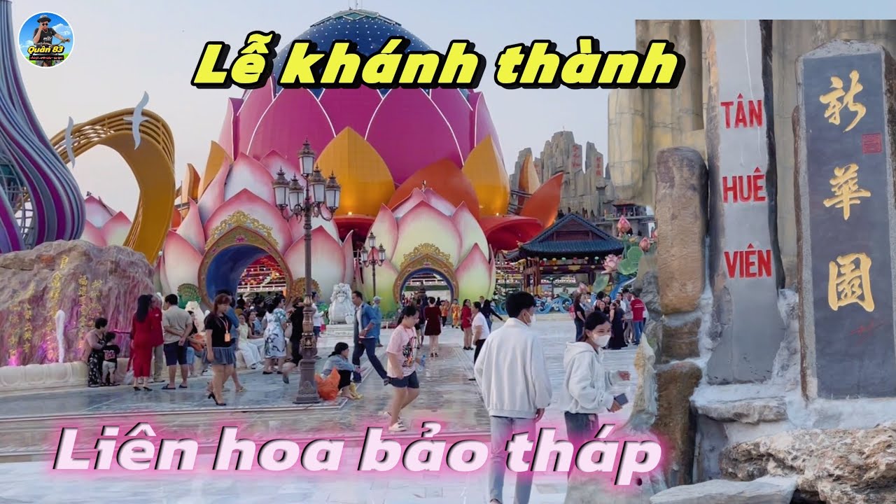 Lễ khánh thành liên hoa bảo tháp tại Tân huê viên 