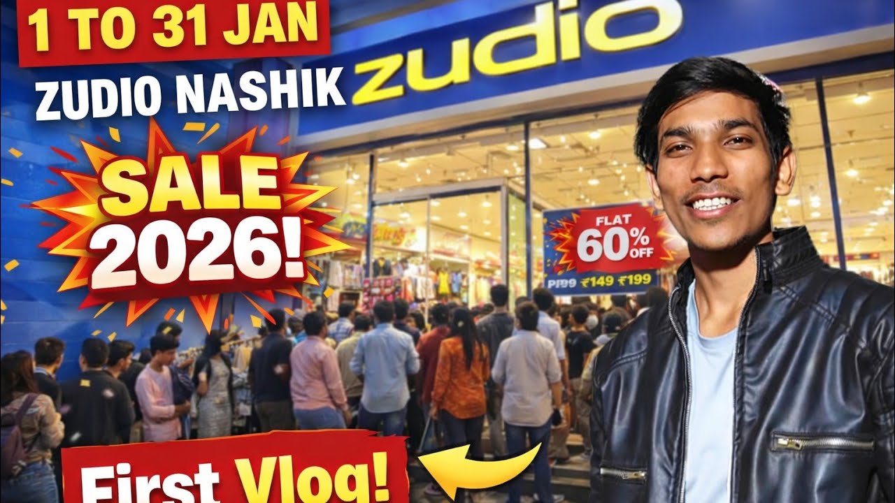 Zudio sale| zudio sale 2026 | January 2026 sale | 2026 first sale|😘 Nashik best sale| #zudio #nashik