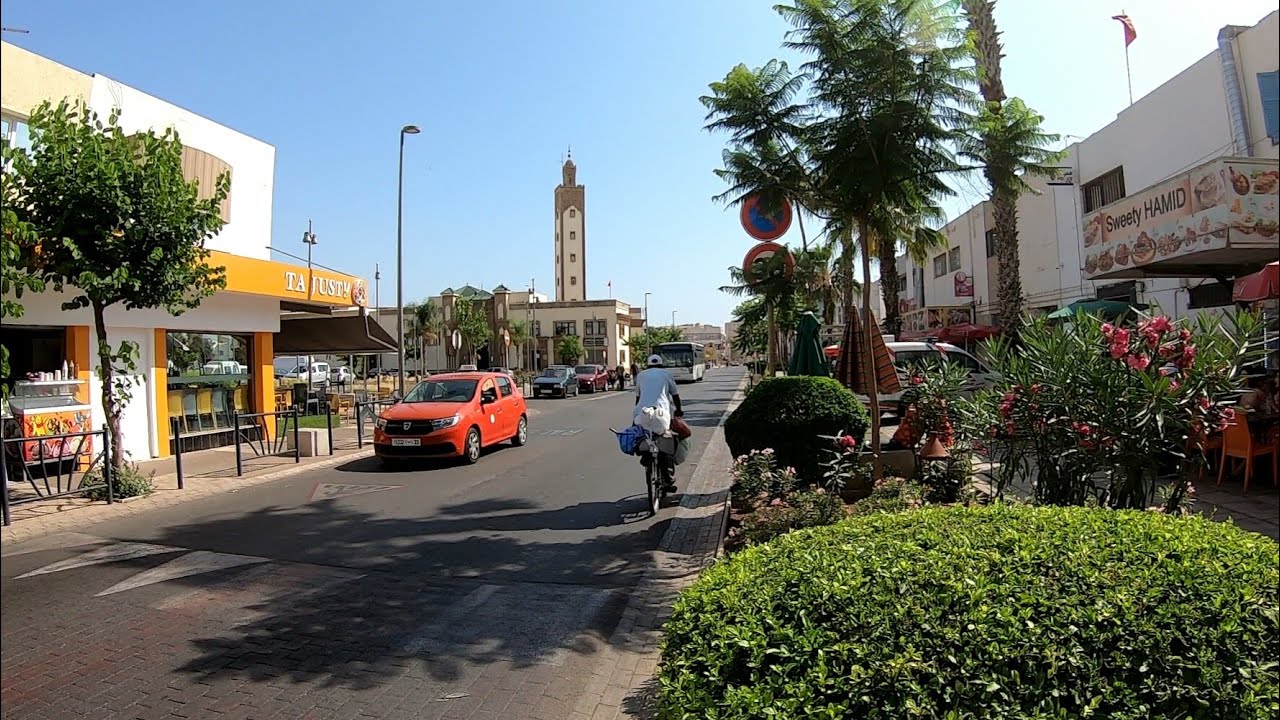 حي تالبورجت في مدينة اكادير السينما الصحراء + المارشي في حلة جديدة AGADIR Morocco