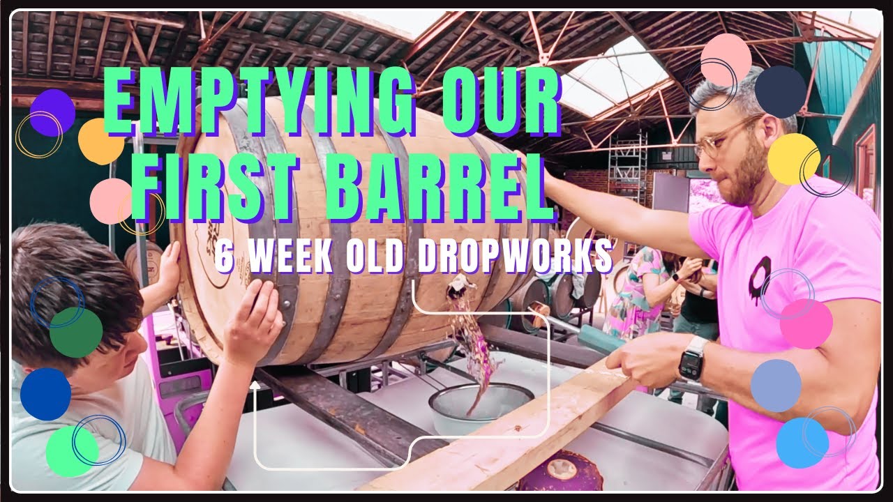 6 week old Rum!!!- We emptied our first barrel- How DropWorks is that?!?!?!
