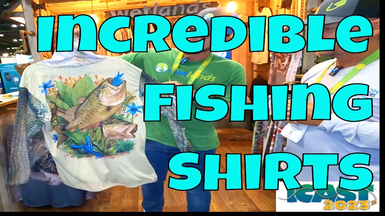 AMAZING WORKS OF ART Fishing Shirts At ICAST 2023