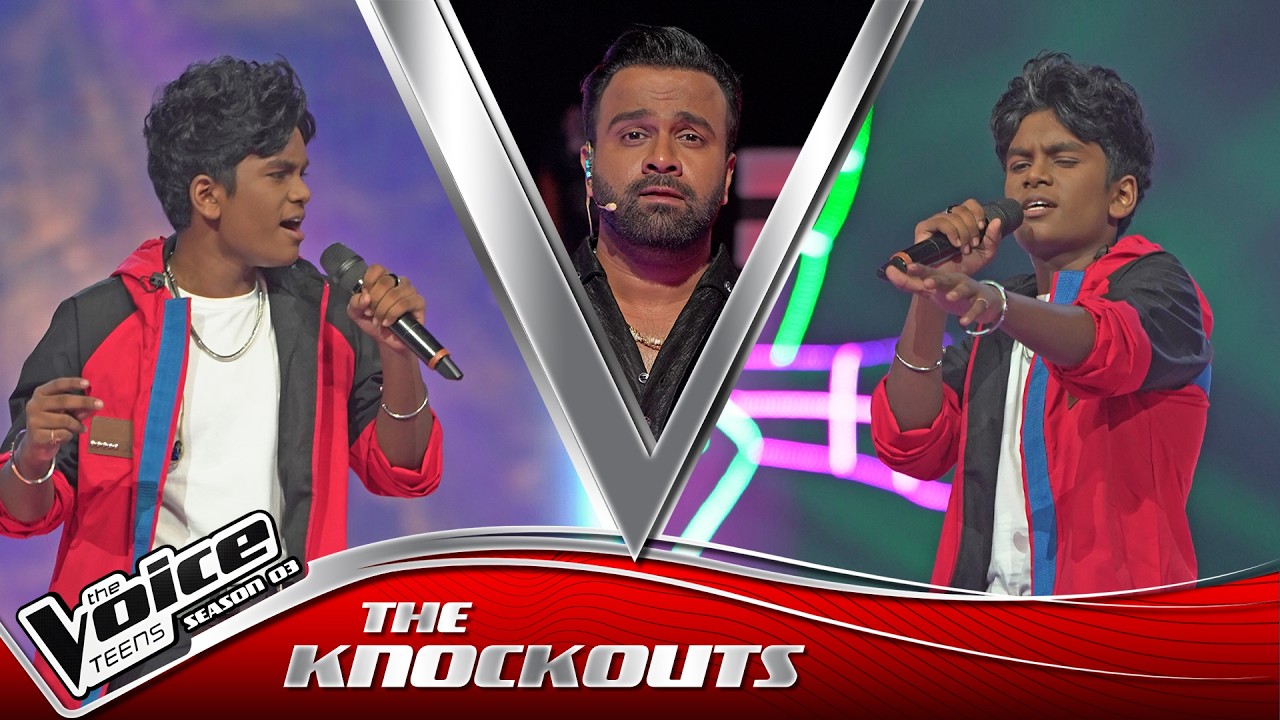 Nadil Sanyuth | Visekari (විසේකාරී) | The Knockouts | The Voice Teens Sri Lanka S3