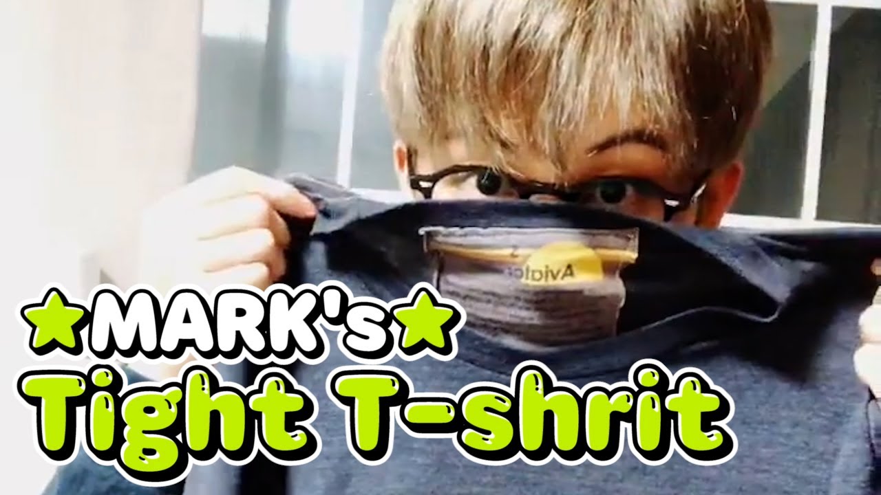 (ENG sub) [VLIVE] NCT - MARK showing his tight shirt