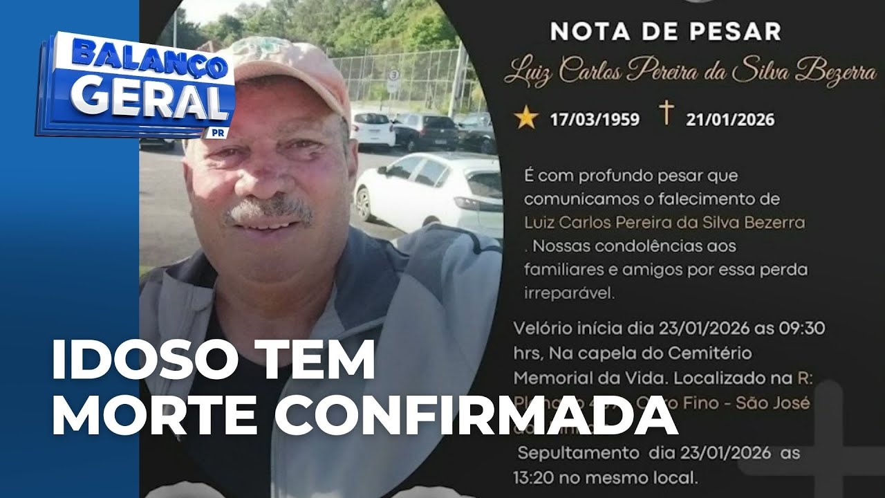 Idoso atingido por picape em alta velocidade e que 'estava bem' tem morte confirmada em hospital