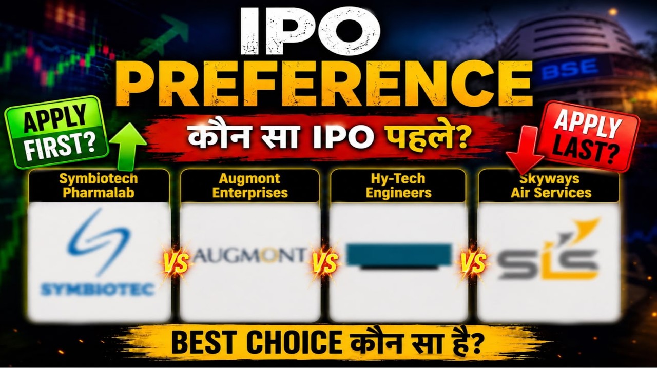 IPO COMPARISION 💥| Augmont Enterprises IPO &bull; Symbiotech Pharmalab IPO &bull; Hy-tech &bull; Skyways Air IPO