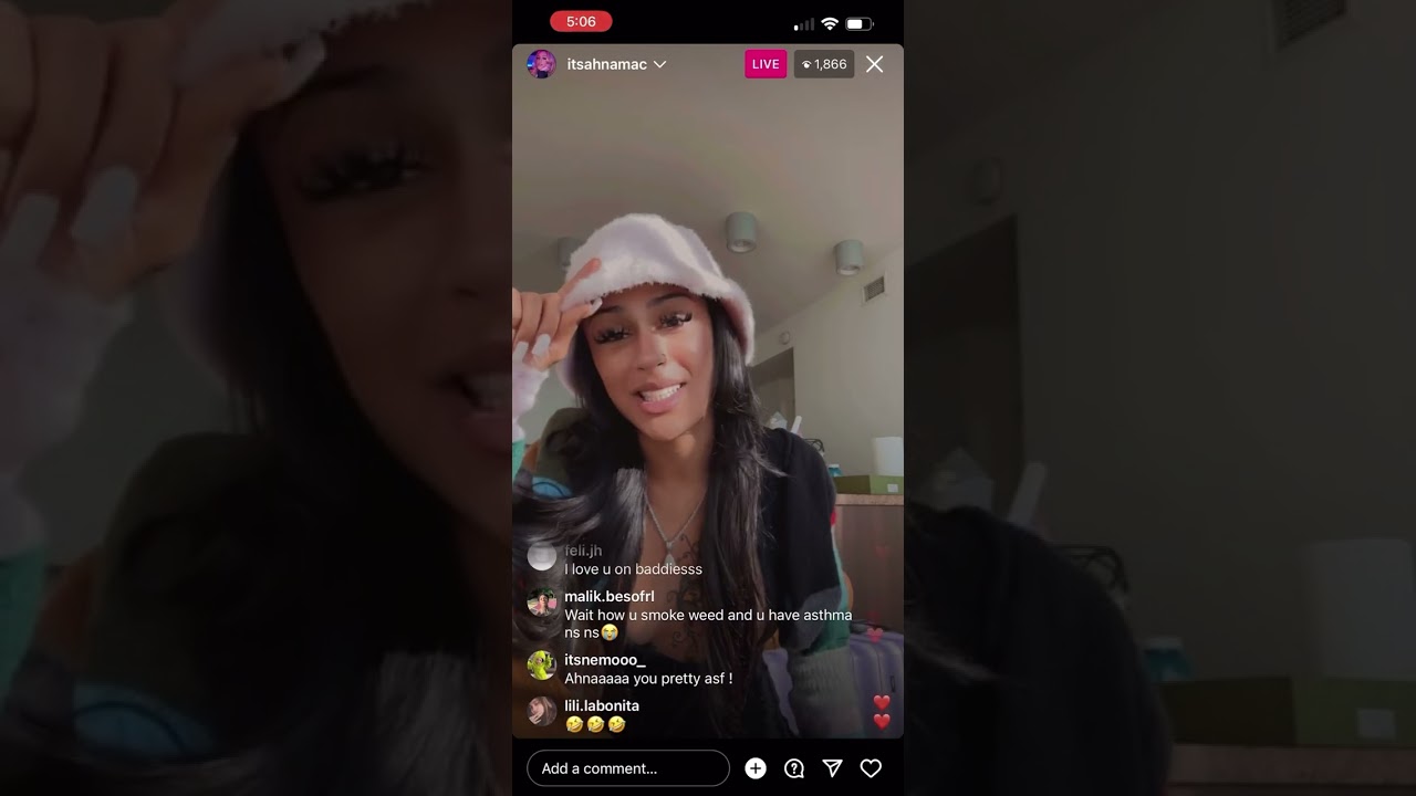 Ahna Mac goes live and addresses why she got mad at Biggie. 11/25/23