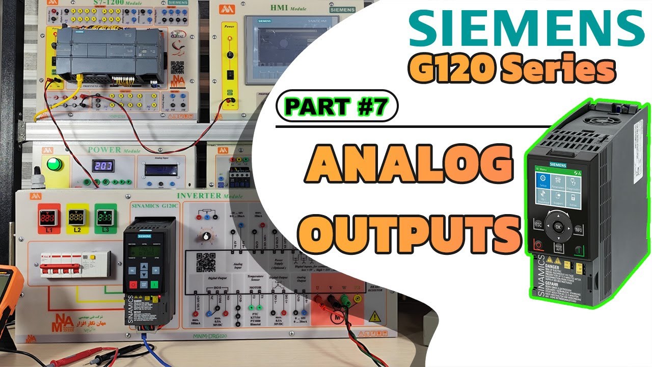 PART 7 | SINAMICS G120 PLC & HMI Control Using Mode 12 (Analog Setpoint) | TIA Portal