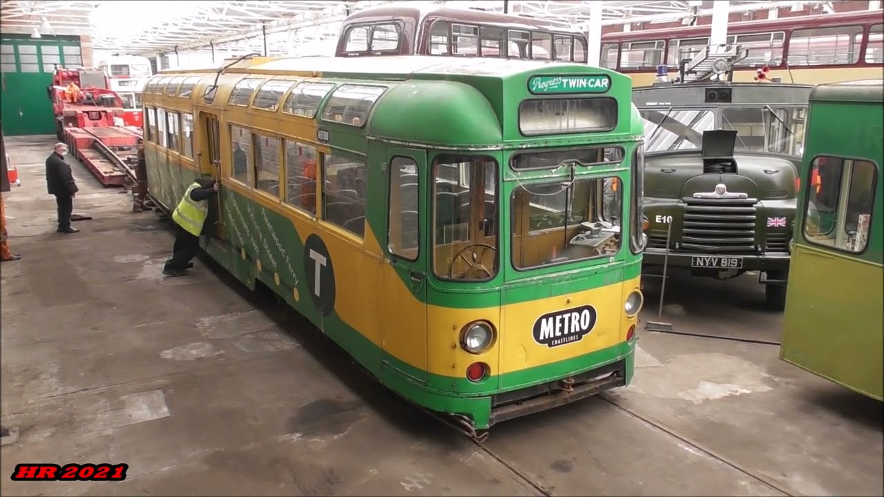 Blackpool Tramway 671 Arrives At Her New Home 18/04/2021