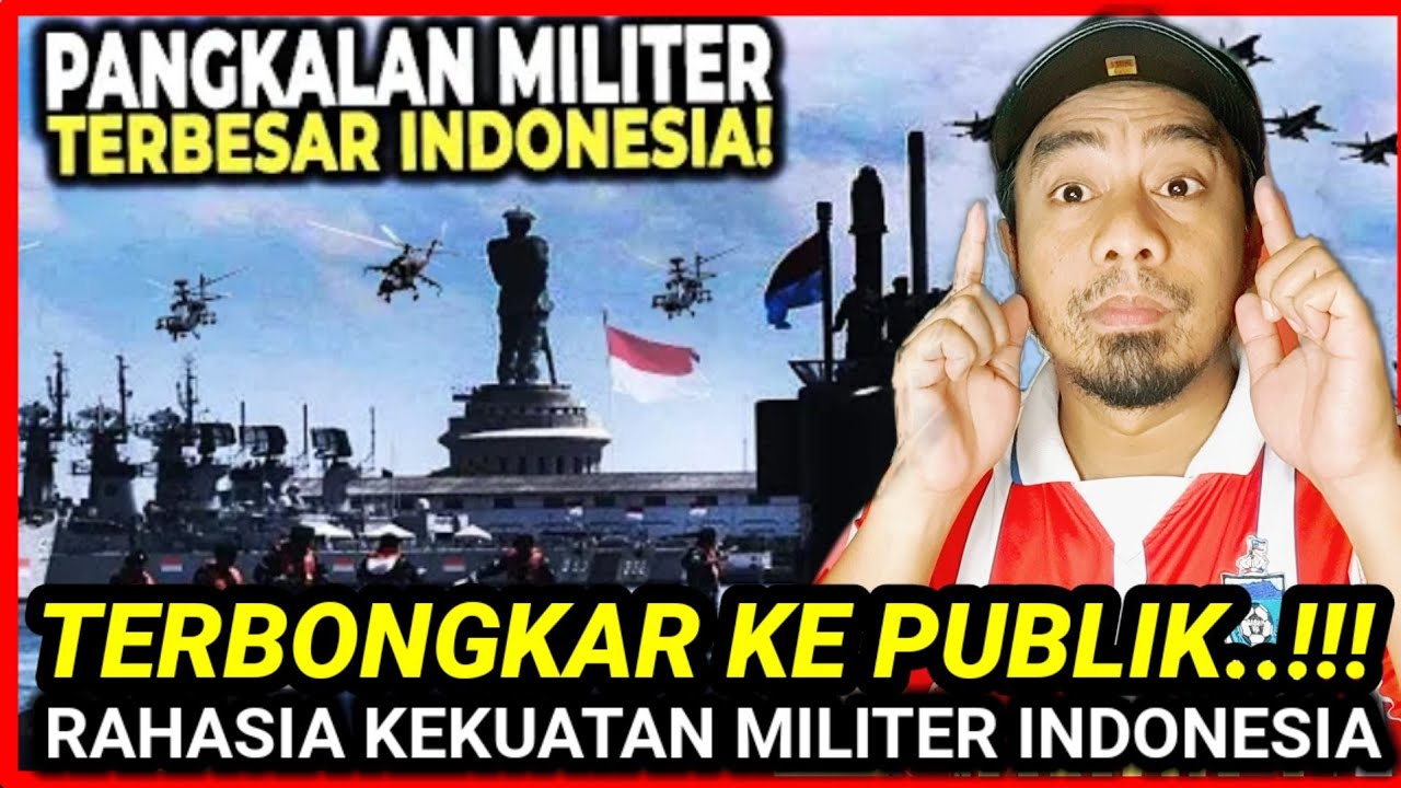 TERBONGKAR KE PUBLIK! Inilah Penampakan Pangkalan Militer Rahasia Terbesar Milik Indonesia🇲🇾Reaction