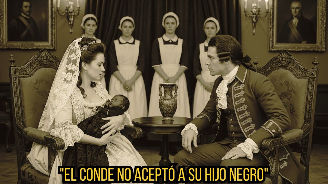 La familia más respetada de Puebla ocultó un nacimiento… la condesa que parió un hijo negro en 1784