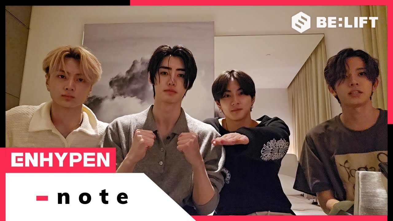 [-note] 240121 JUNGWON HEESEUNG JAY SUNGHOON - ENHYPEN (엔하이픈)
