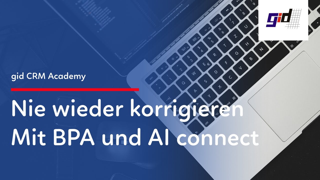 gid CRM Praxisvideo: 5-fach Zeit sparen mit KI Texten für Rechnungen