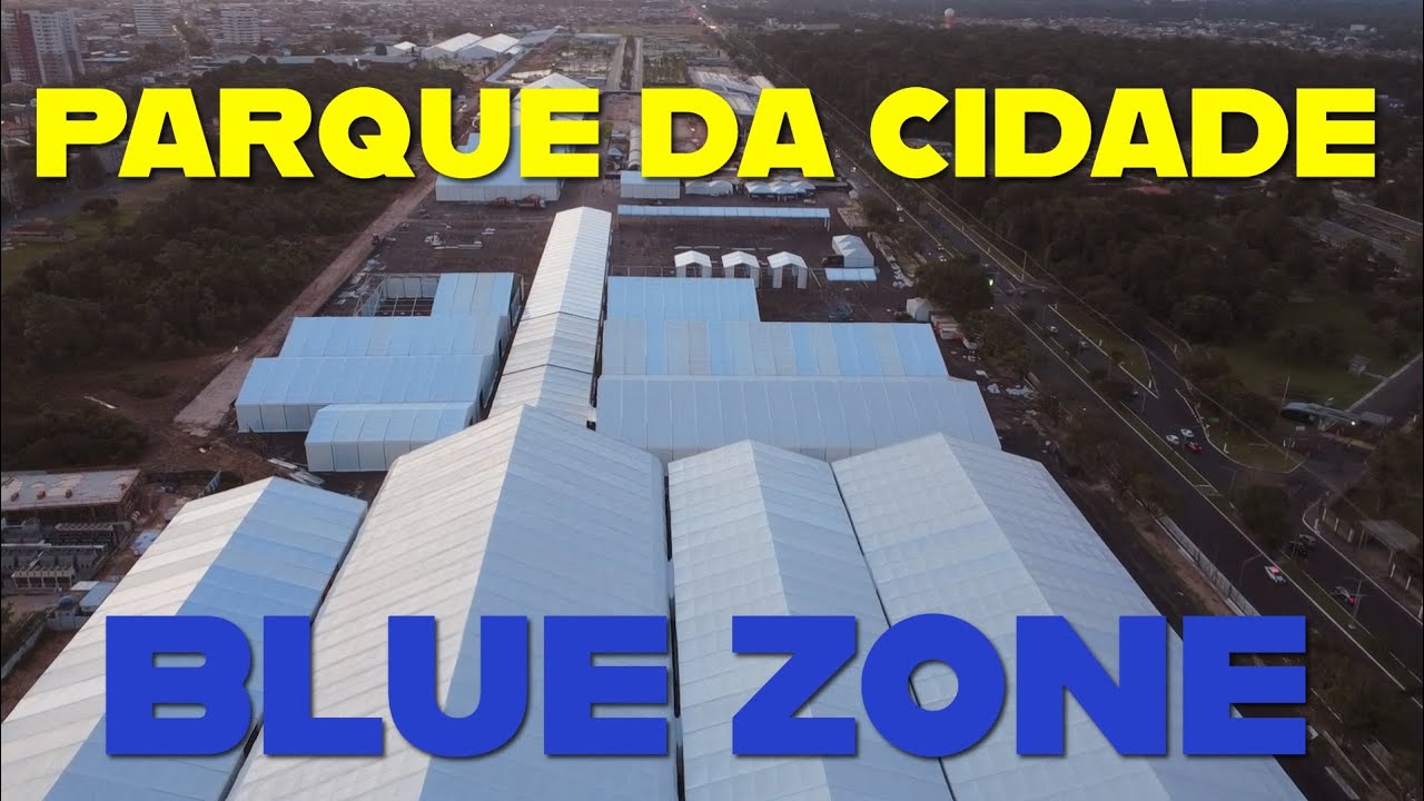 PARQUE DA CIDADE: BLUE ZONE... As tendas brancas da 