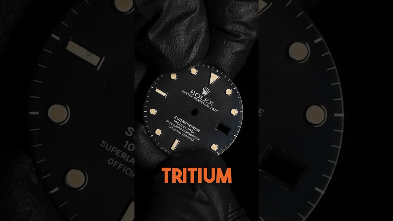 Replacing a Damaged Tritium Dial in a Rolex 16610 - Does it Affect Value? #rolex #shorts #luxury