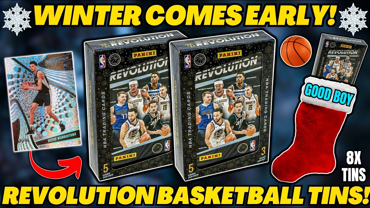 *WE PULLED THE BEST POSSIBLE CARDS!🔥 2023 REVOLUTION BASKETBALL WINTER TIN REVIEW!🏀