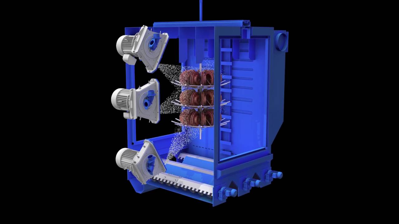 Wheelabrator Spinner Monorail