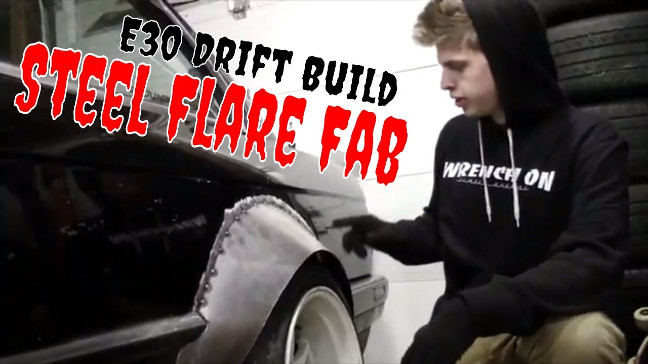 Custom Steel E30 Widebody Kit | Ep 5 | Making Rear Flare & Fixing Front Fitment