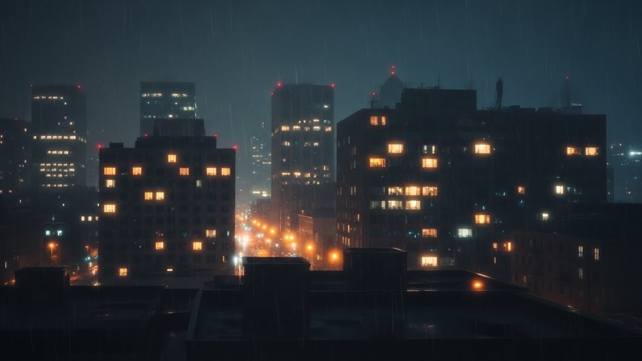 Smooth Jazz 90s Live 🌧️ | Rainy Night City Jazz & Late Hours Vibes